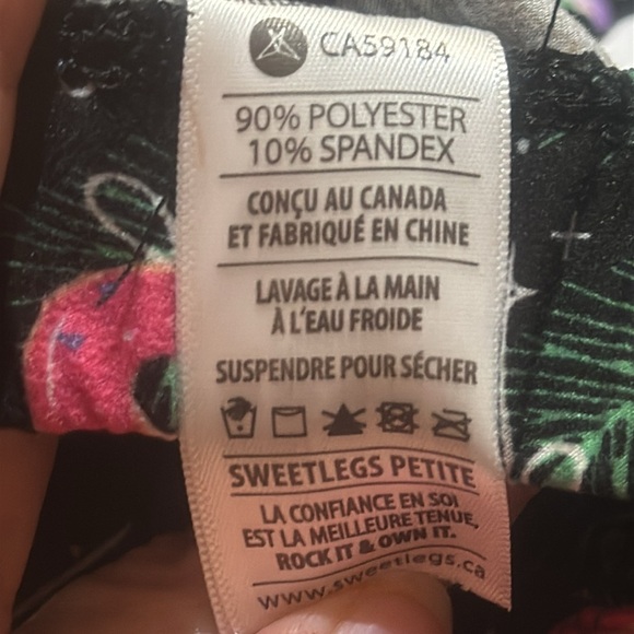 Christmas Llama leggings size 6-14 OneSize Feliz llamadad - Picture 6 of 11